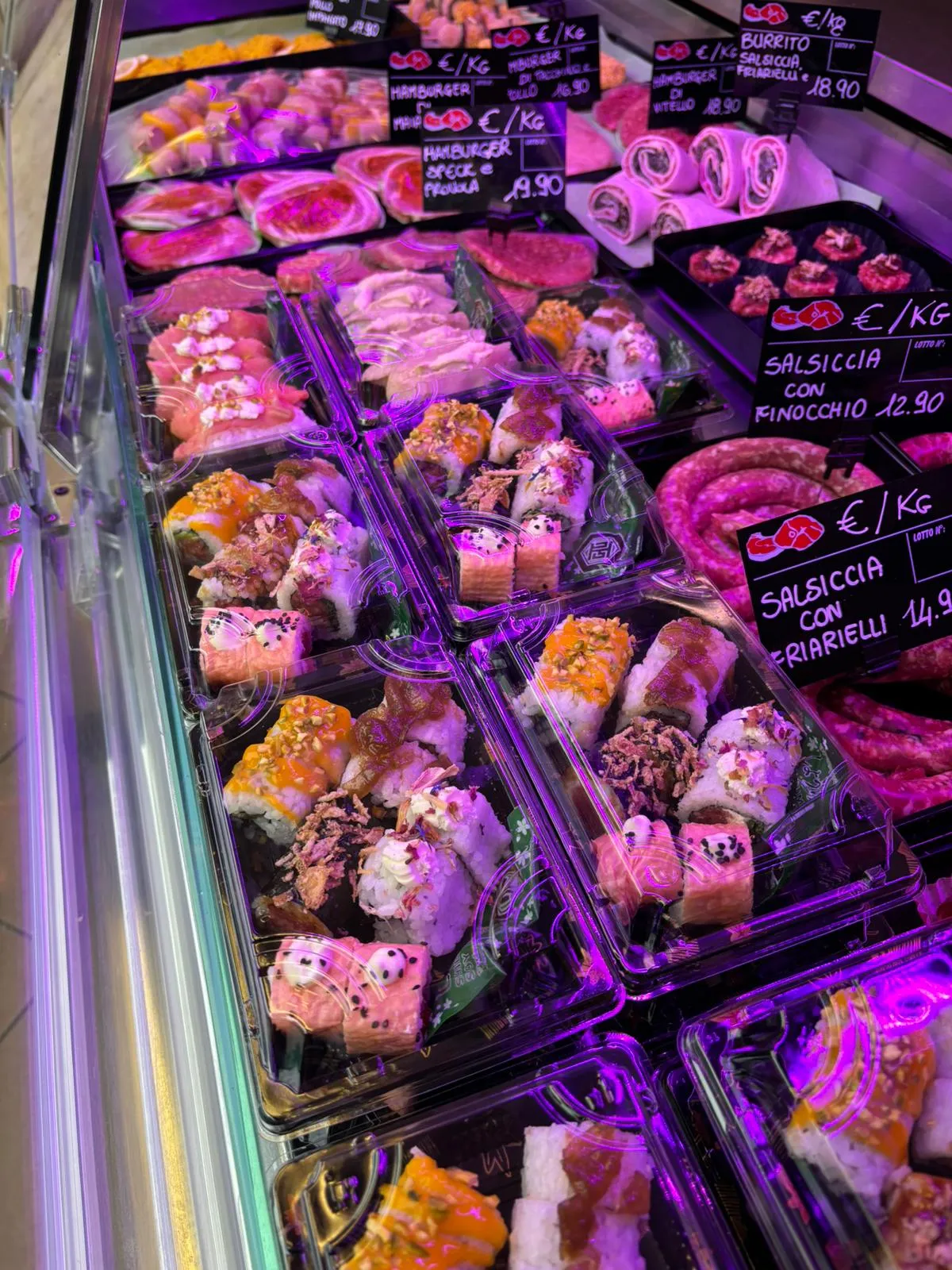 Maiale e salsicce