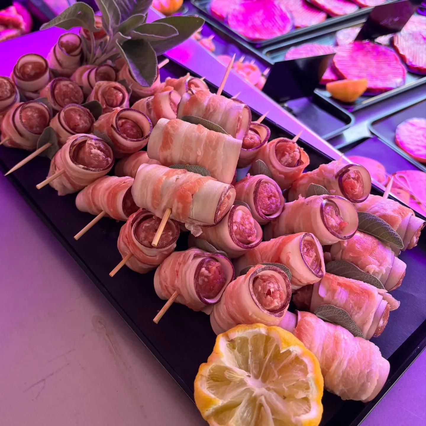 Spiedini salsiccia e pancetta