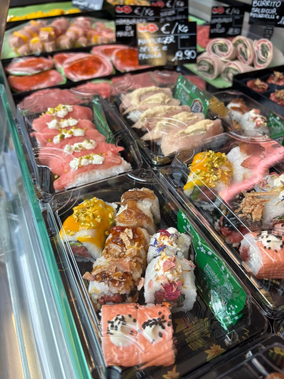 Crudi e sushi di carne